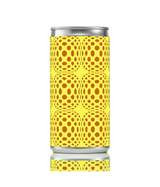 Phony Limone Negroni 200ml can with the webbing label, studio shot