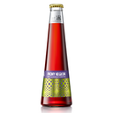 Non alcoholic negroni bottle of Phony Negroni non-alcoholic cocktail on a white background.