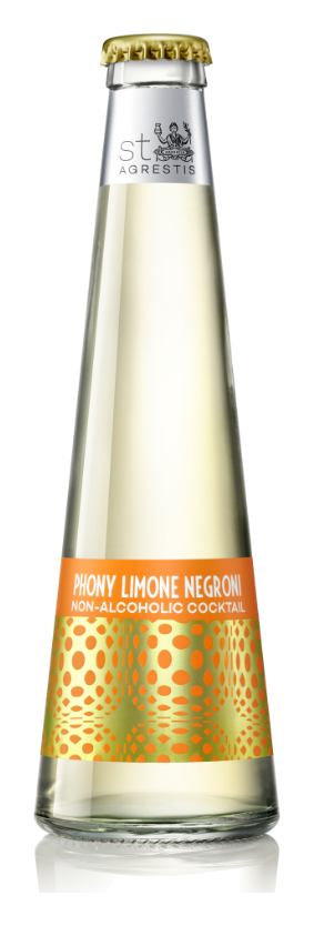 Phony Limone Negroni bottle