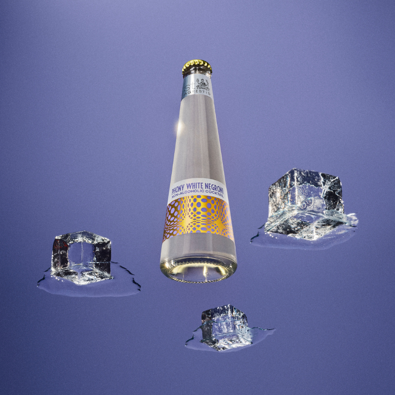 Non-Alcoholic Phony White Negroni.