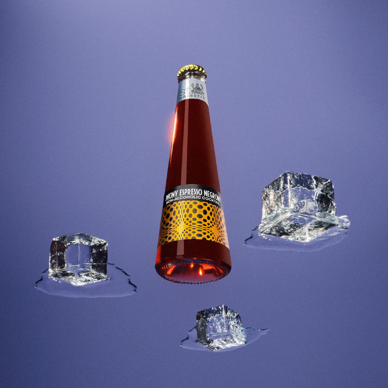 Non-Alcoholic Phony Espresso Negroni®.