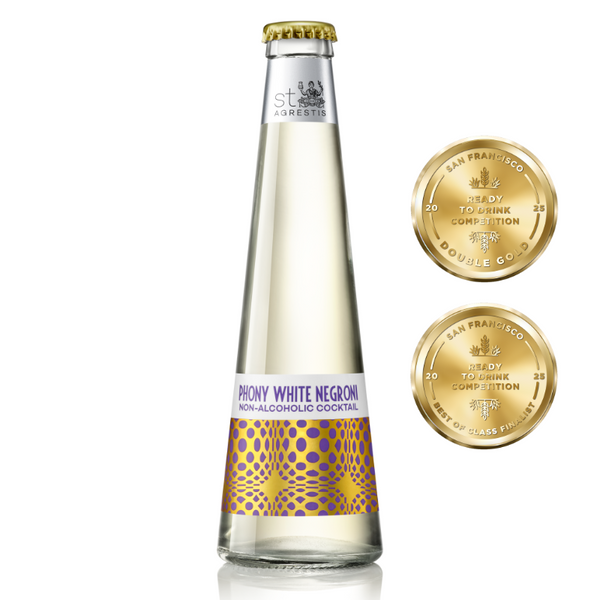 Non-Alcoholic Phony White Negroni.