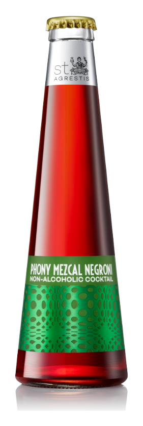 Non-Alcoholic Phony Mezcal Negroni.