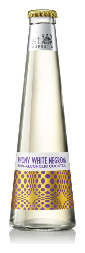 Non-Alcoholic Phony White Negroni.